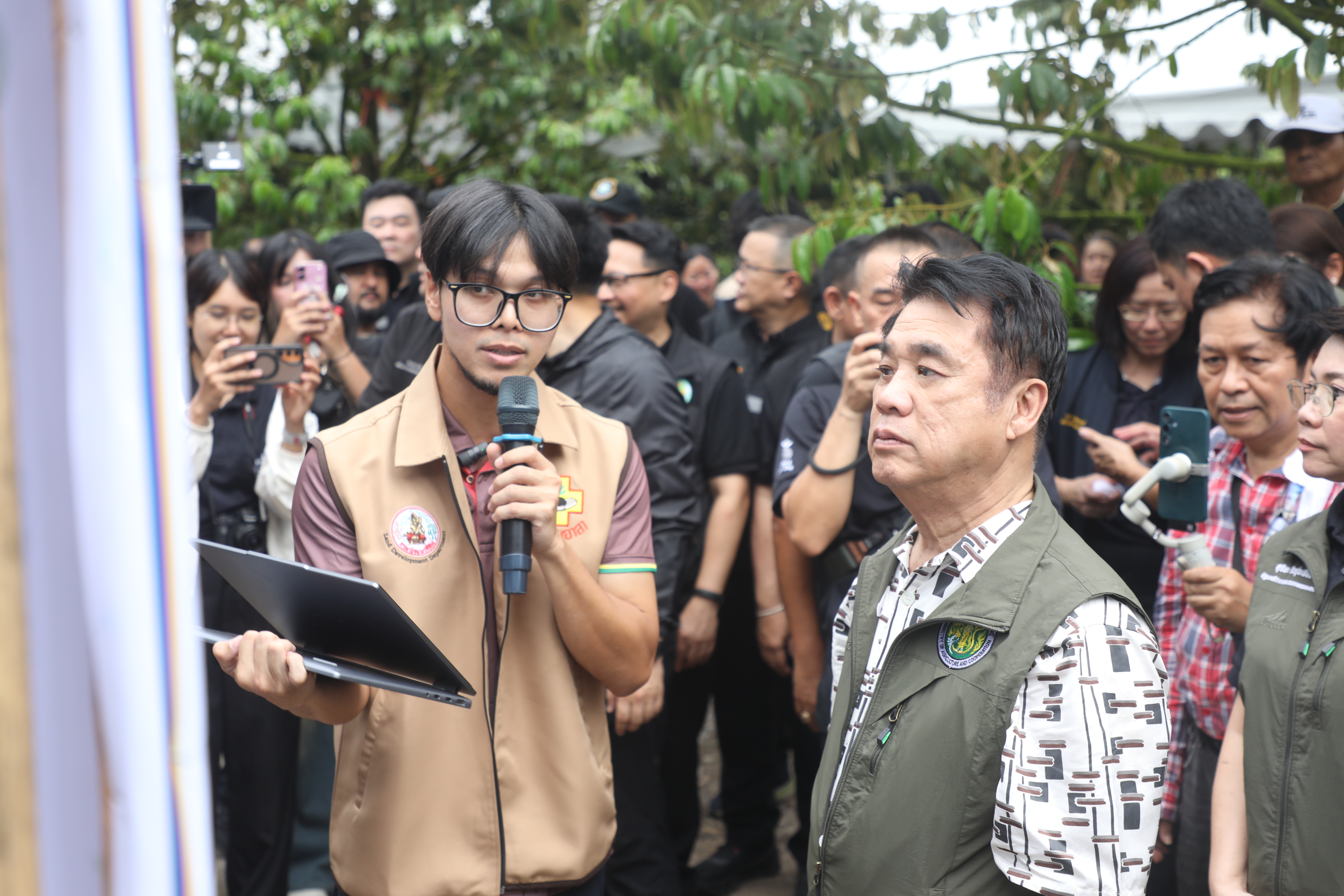 title - ส.ป.ก. ติดตามรัฐมนตรีว่าการกระทรวงเกษตรและสหกรณ์และคณะ ลงพื้นที่ตรวจราชการในพื้นที่จังหวัดจันทบุรี